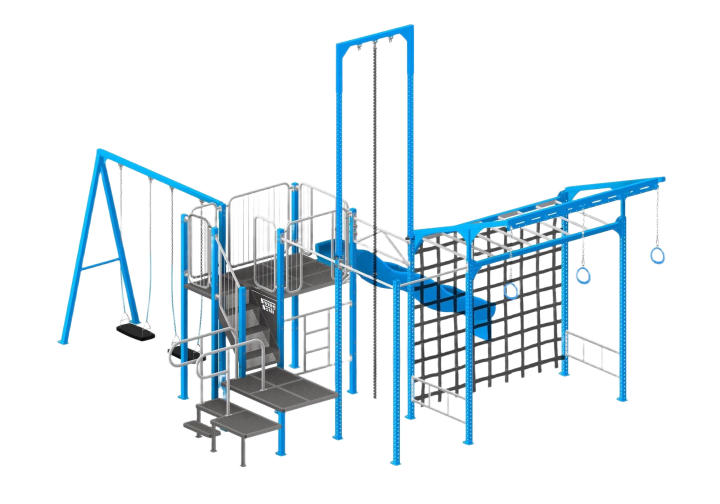 Obstacle Course Swing Set
