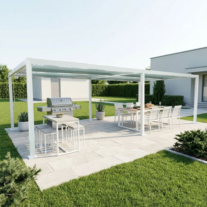 Outdoor Louvered Pergola 12'x 24'