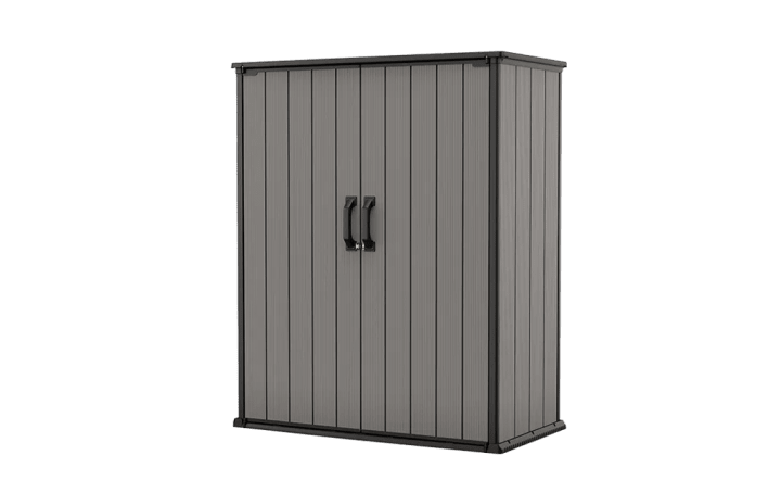 Premier Tall Storage Shed - Grey