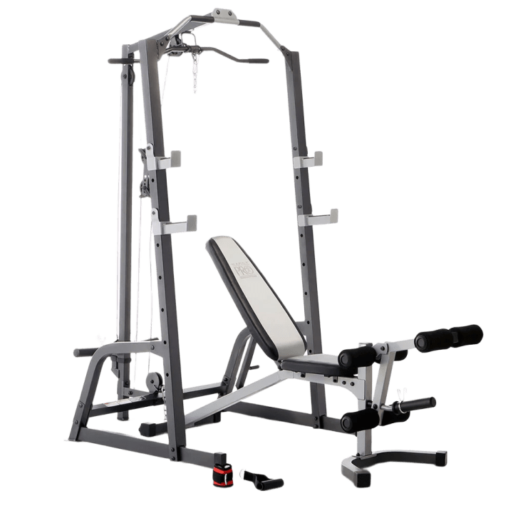 Pro Deluxe Cage System with Weight Lifting Bench | PM-5108