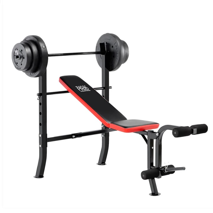Pro Standard Weight Bench with 100lb Weight Set | PM-2085