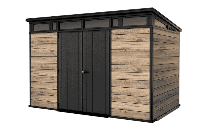 Signature 11x7 Storage Shed - Pine Brown