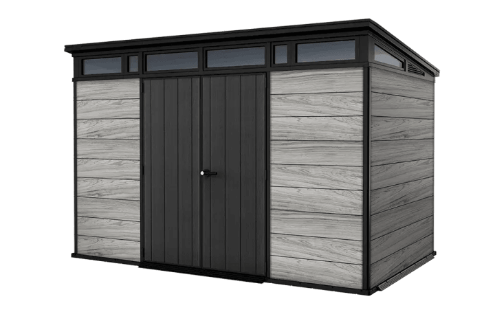 Signature 11x7 Storage Shed - Storm Grey