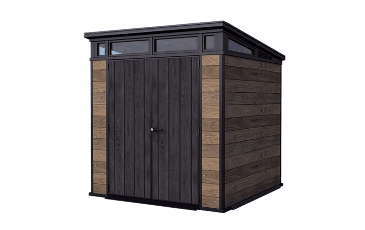 Signature 7x7 Storage Shed - Walnut Brown