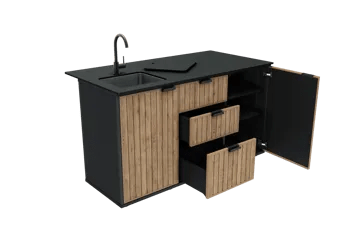Signature Compact Outdoor Kitchen - Venetian Brown