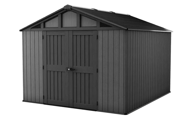 Stronghold 10x11.5 Storage Shed - Graphite