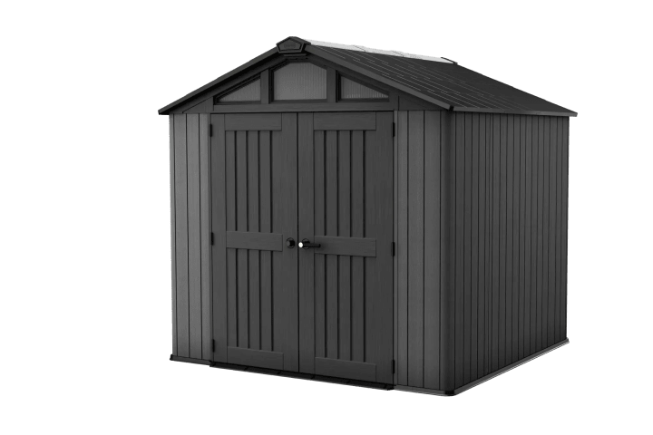 Stronghold 8x8 Storage Shed - Graphite