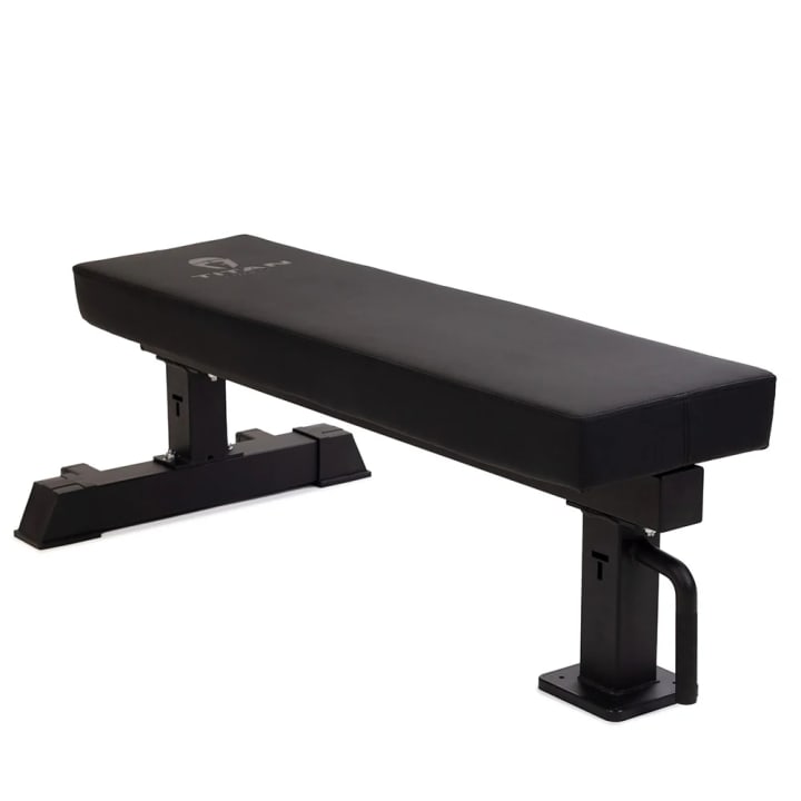 TITAN Series Single Post Flat Bench