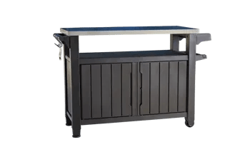 Unity XL Outdoor Kitchen Cart with Storage - Brown