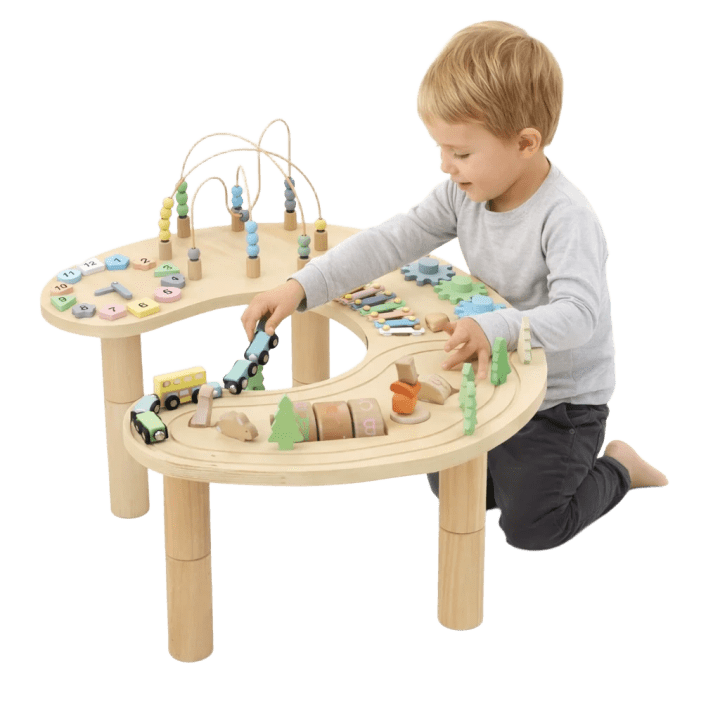 Wooden Multi-Activity Sensory Play Table