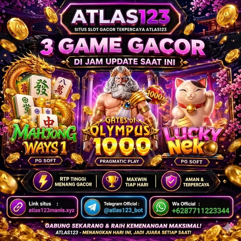 Atlas123⚡️Slot Sultan Yang Memberikan Freebet 100% Khusus NewMember Hari ini 