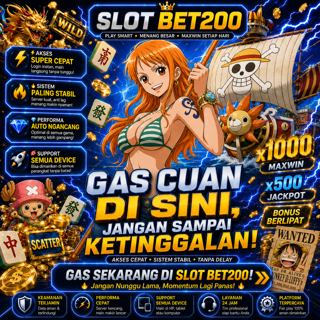 SLOT BET200