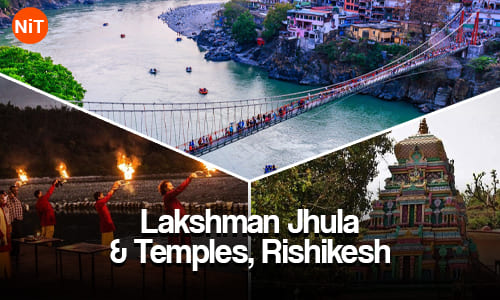 Lakshman Jhula and Temples, Rishikesh