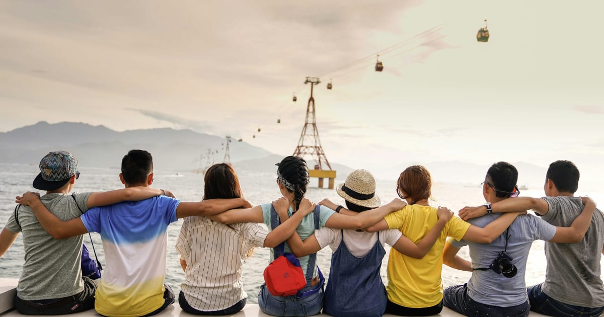 New migrant family buying their first home in Australia after arriving on a visa