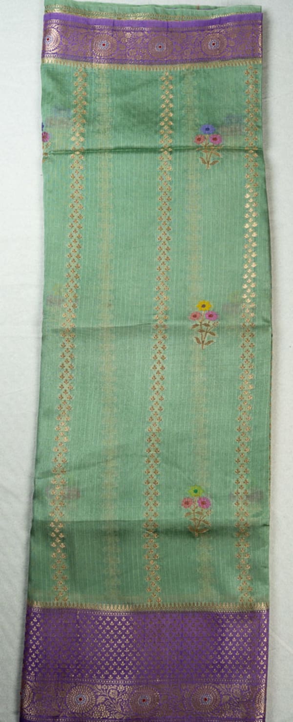 Linen Silk - Pista Green
