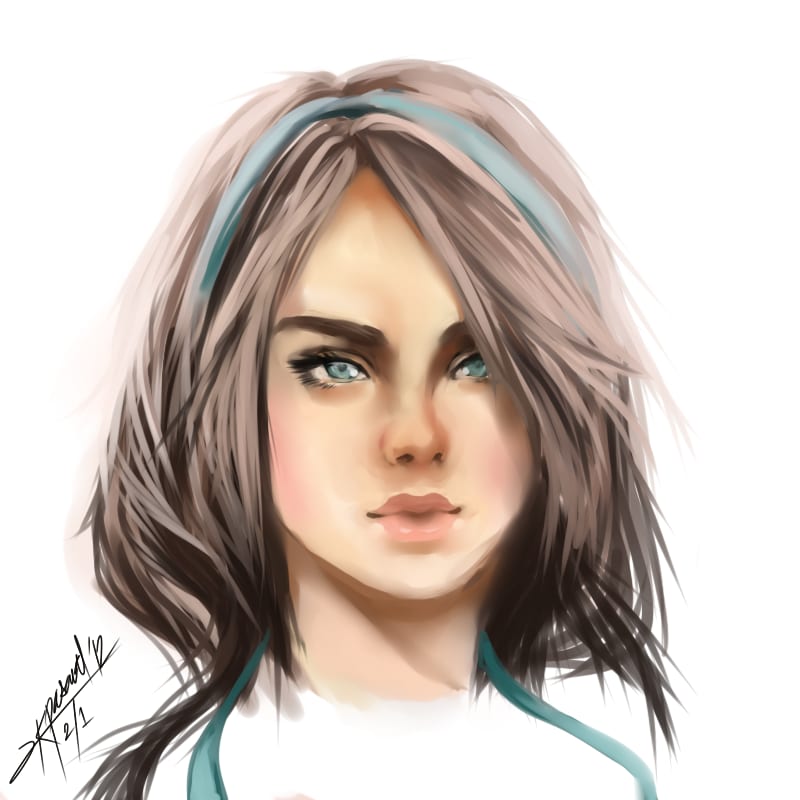Gray-Haired Girl
