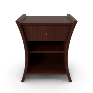 African Cherry Bedside Table