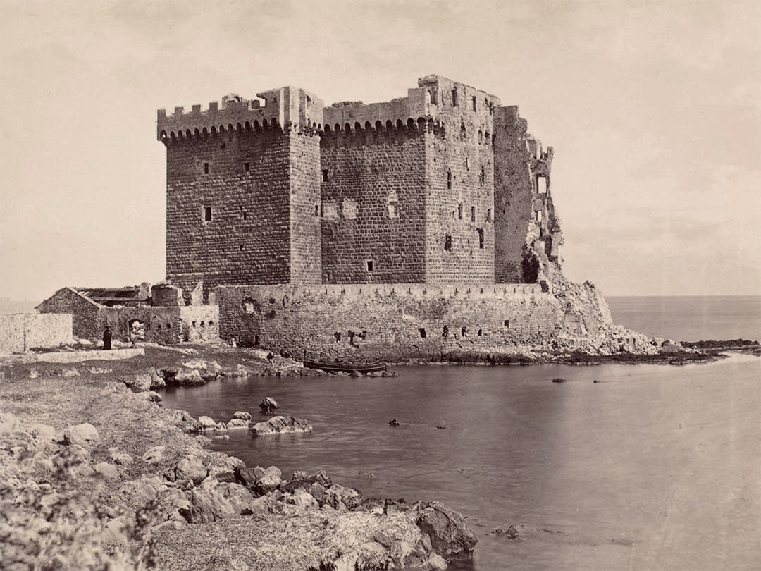 Saint-Honorat Island, the Keep, circa 1860