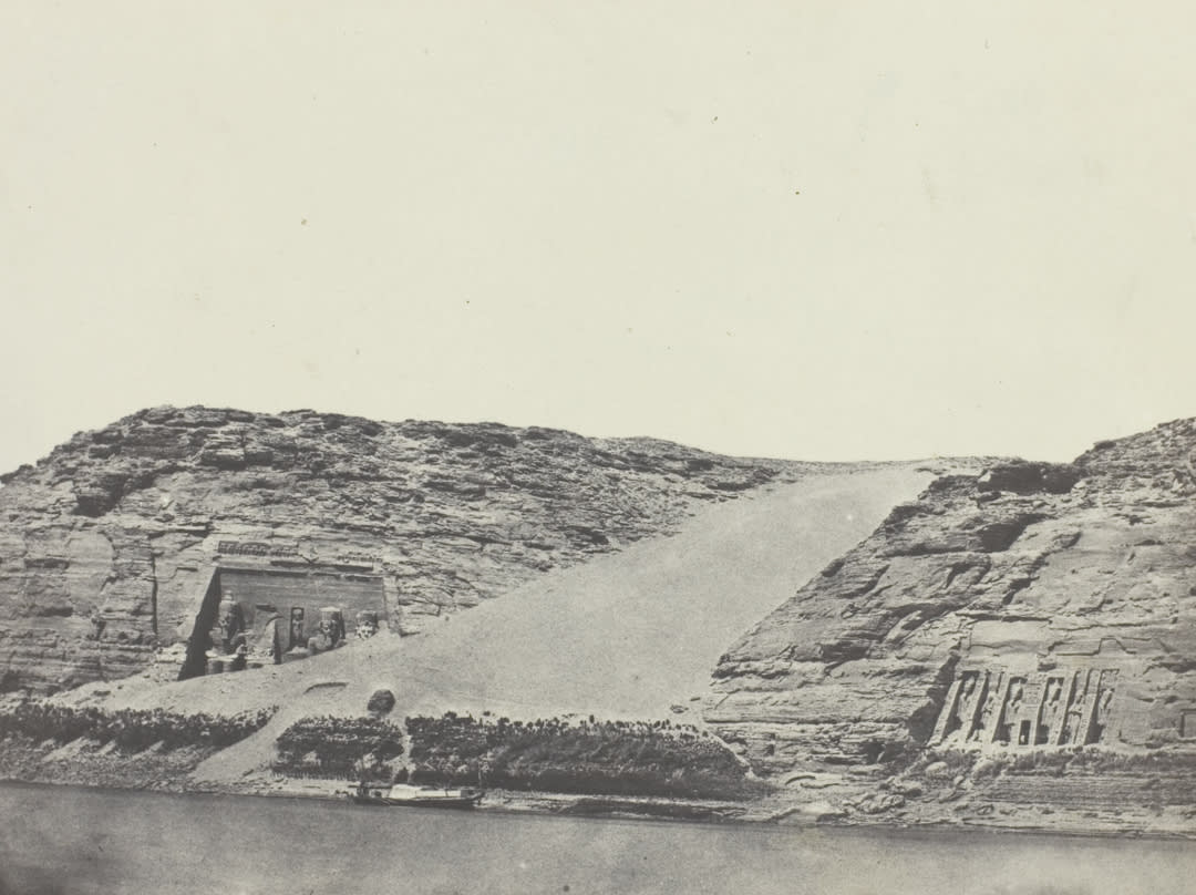 Abu Simbel, The Two Rock Temples, Nubia;  Courtesy of the Art Institute of Chicago
