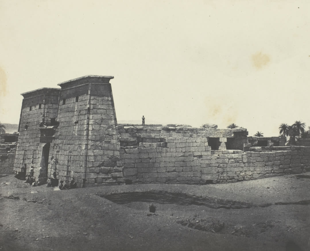 Karnak, Temple of Khonsu; Thebes;  Courtesy of the Art Institute of Chicago