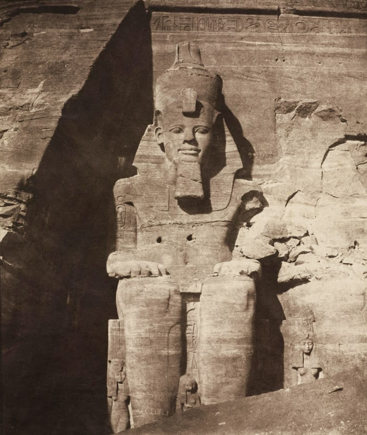 Large Speos - Colossal Statues Seen from the Front Abu Simbel