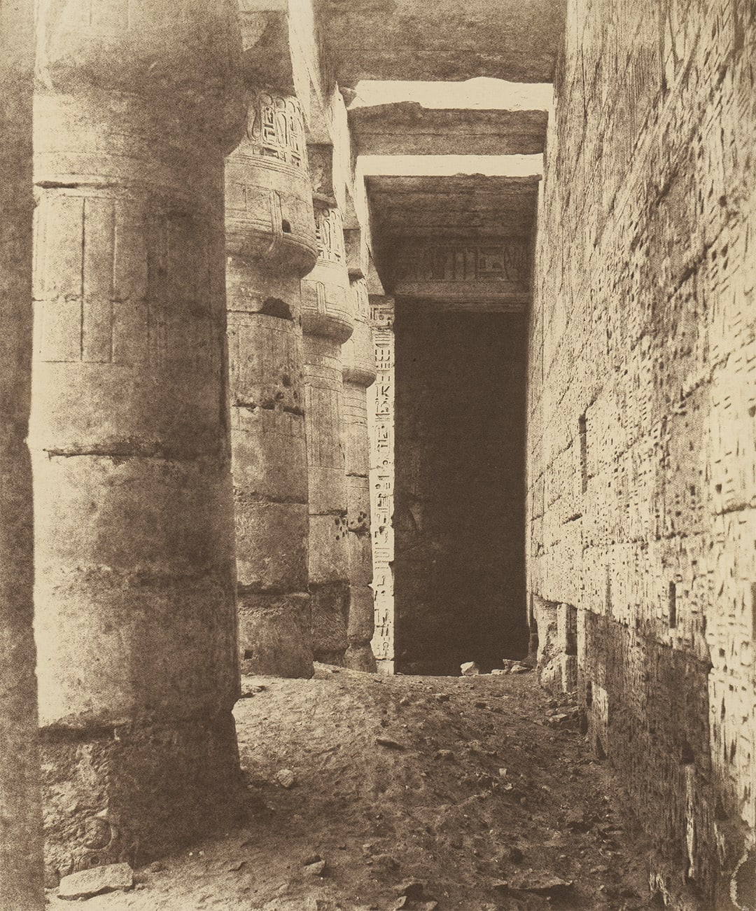 Structures at the Back -Second Court - South-West  Gallery Medinet-Habu (Thebes)