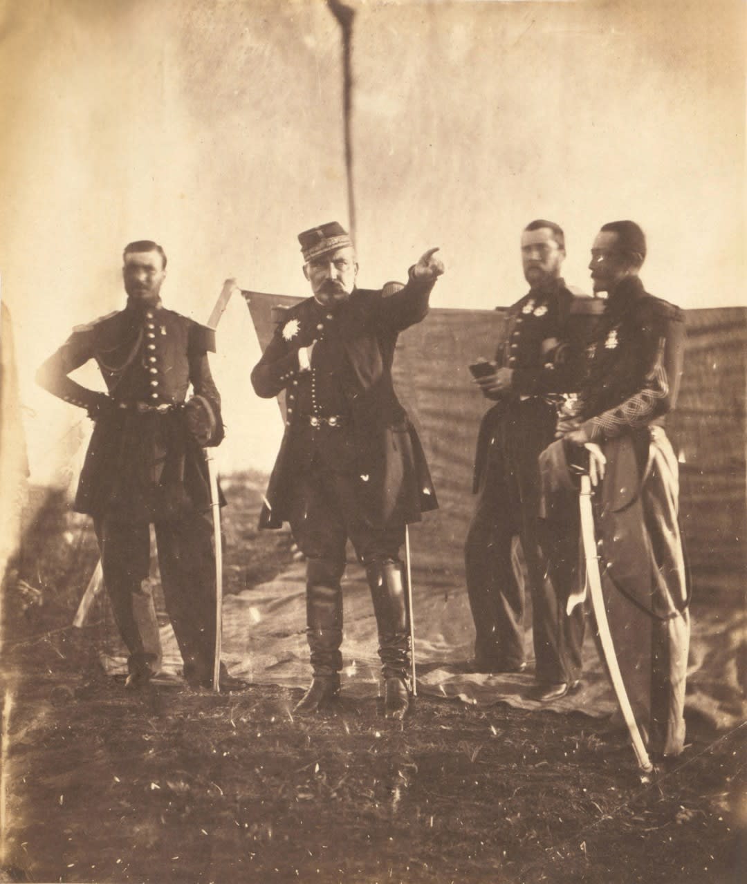 General Bosquet giving orders to his staff