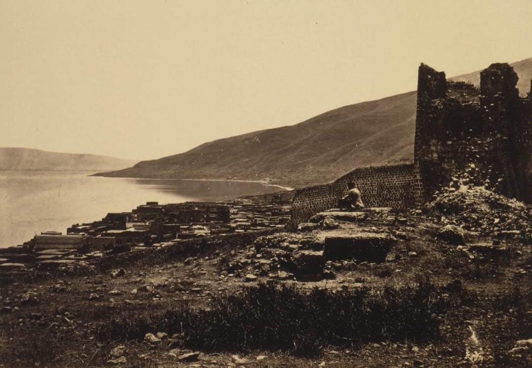 The Town and Lake of Tiberias, From the North
