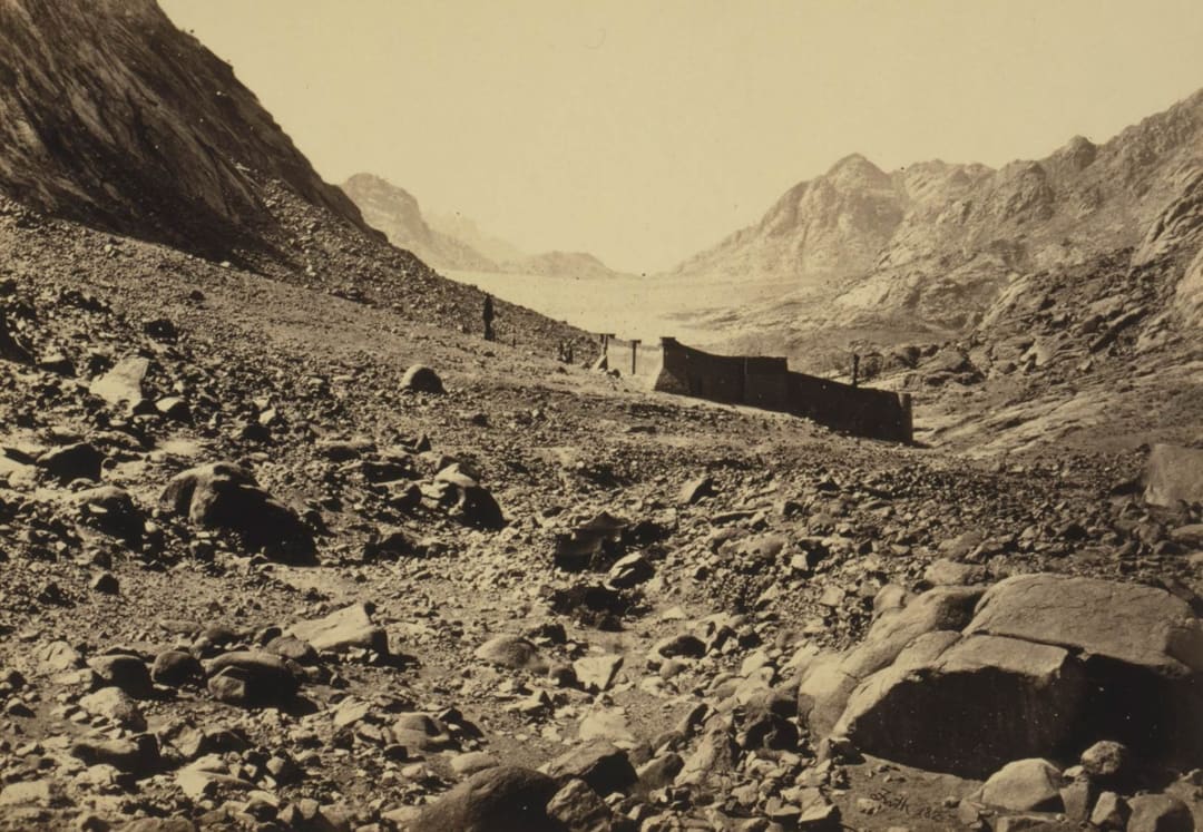 The Convent of Sinai and Plain of Er-Ráhà