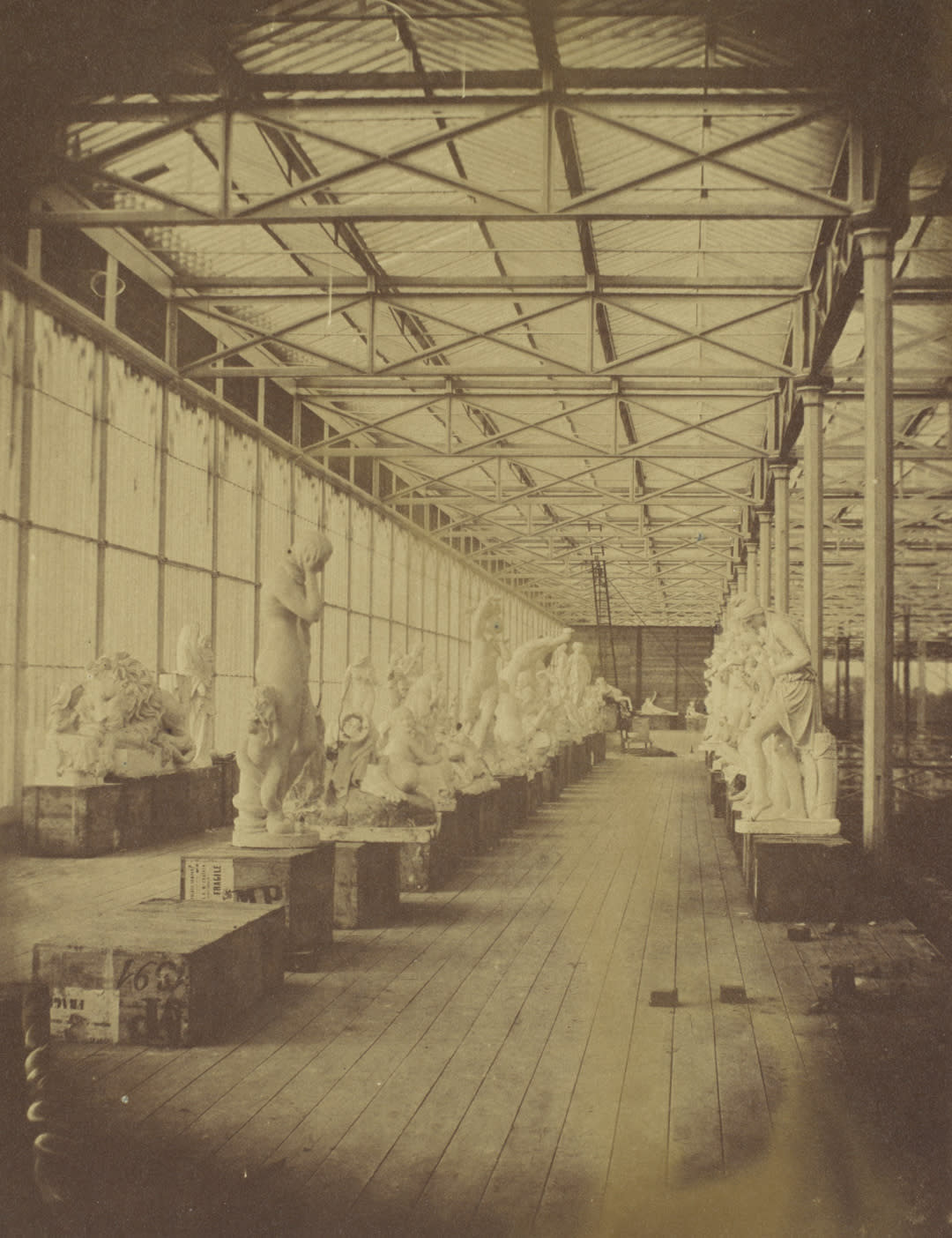 Progress of the Crystal Palace at Sydenham