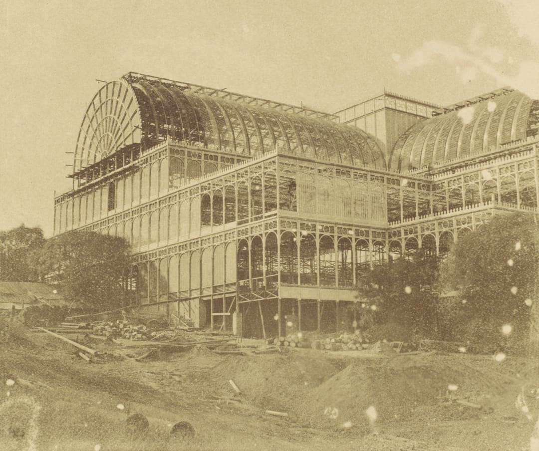 Progress of the Crystal Palace at Sydenham