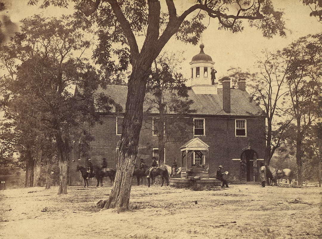 Fairfax Court House, Va., June, 1863;
Photo by Timothy H. O'Sullivan