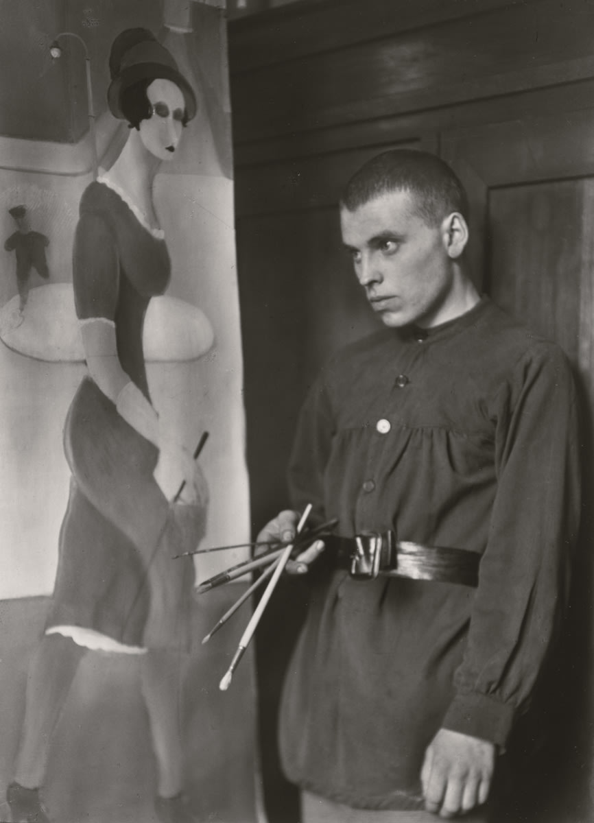 The painter Gottfried Brockmann , 1924. Collection of The Museum of Modern Art. Image courtesy of MoMA.
