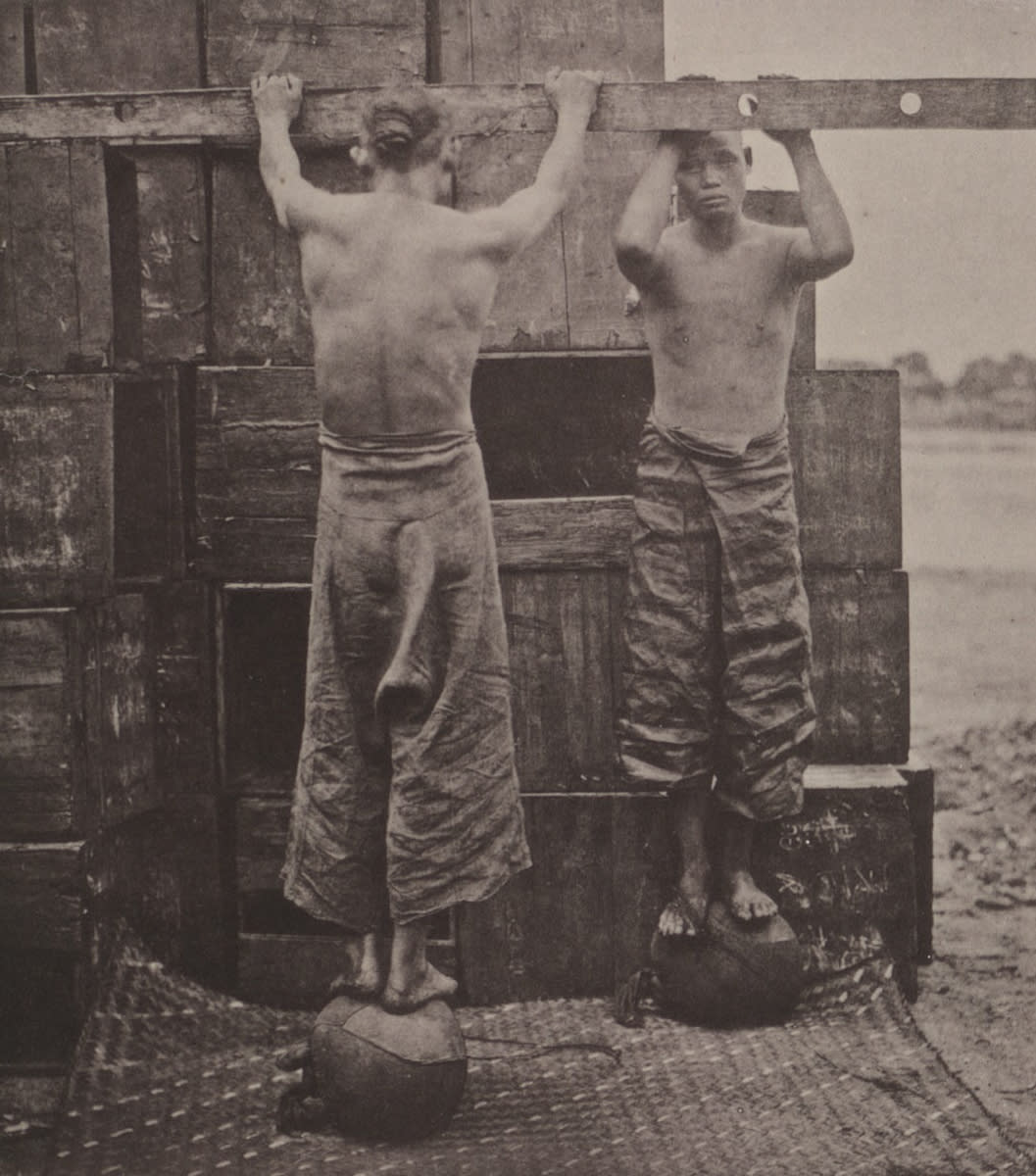 Rolling Scented Caper and Gunpowder Teas, 1873