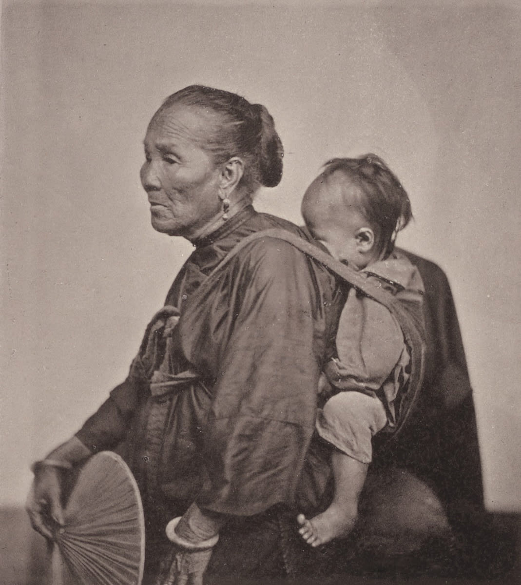 A Canton Boatwoman and Child, 1873