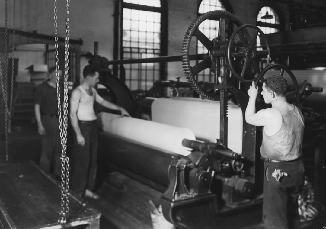 Holyoke, Massachusetts - Paper. American Writing Paper Co. 