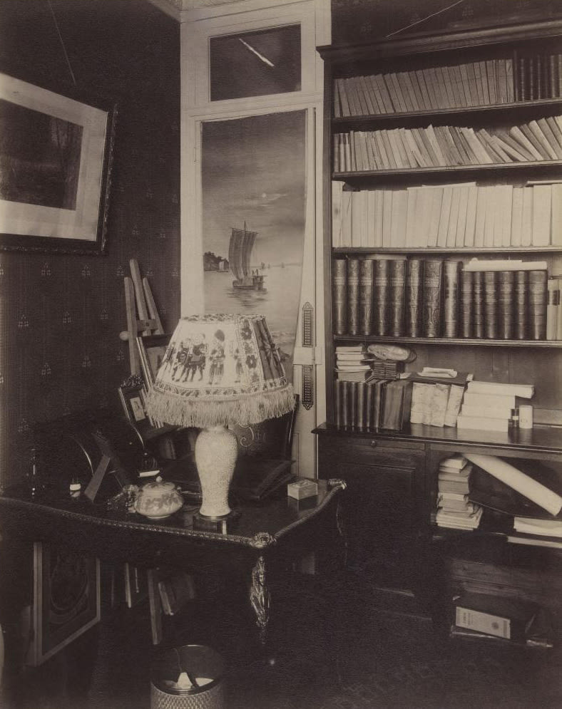 Interior of Mrs. M. Financier, Avenue Élisée-Reclus, Champ de Mars, 1910. Image courtesy of Ville de Paris / BHVP / Roger-...