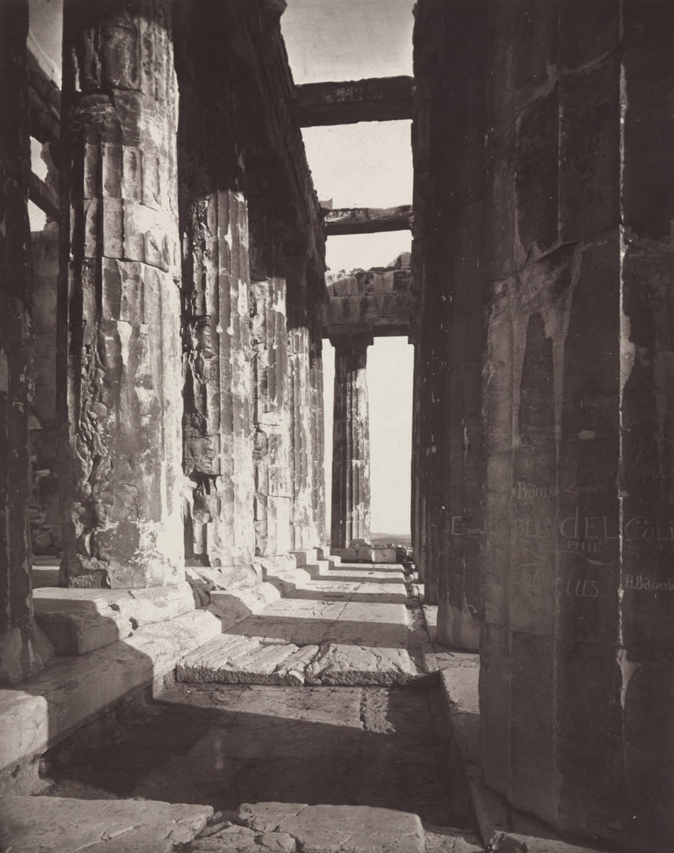Western Portico of the Parthenon, 1869