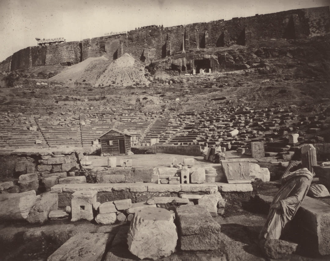 The Acropolis, with the Theatre Of Bacchus, 1869