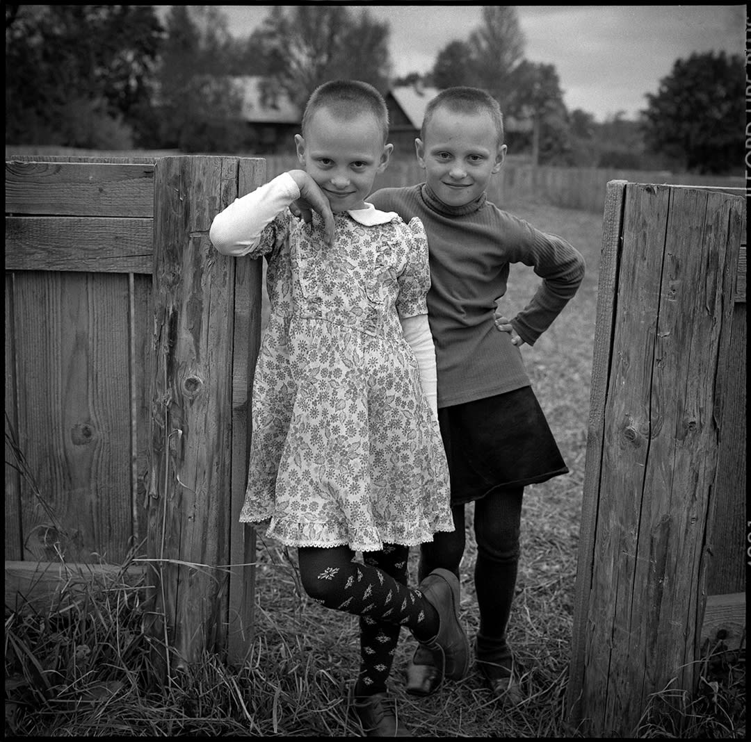 Dasha and Masha, Bryansk region, 2005