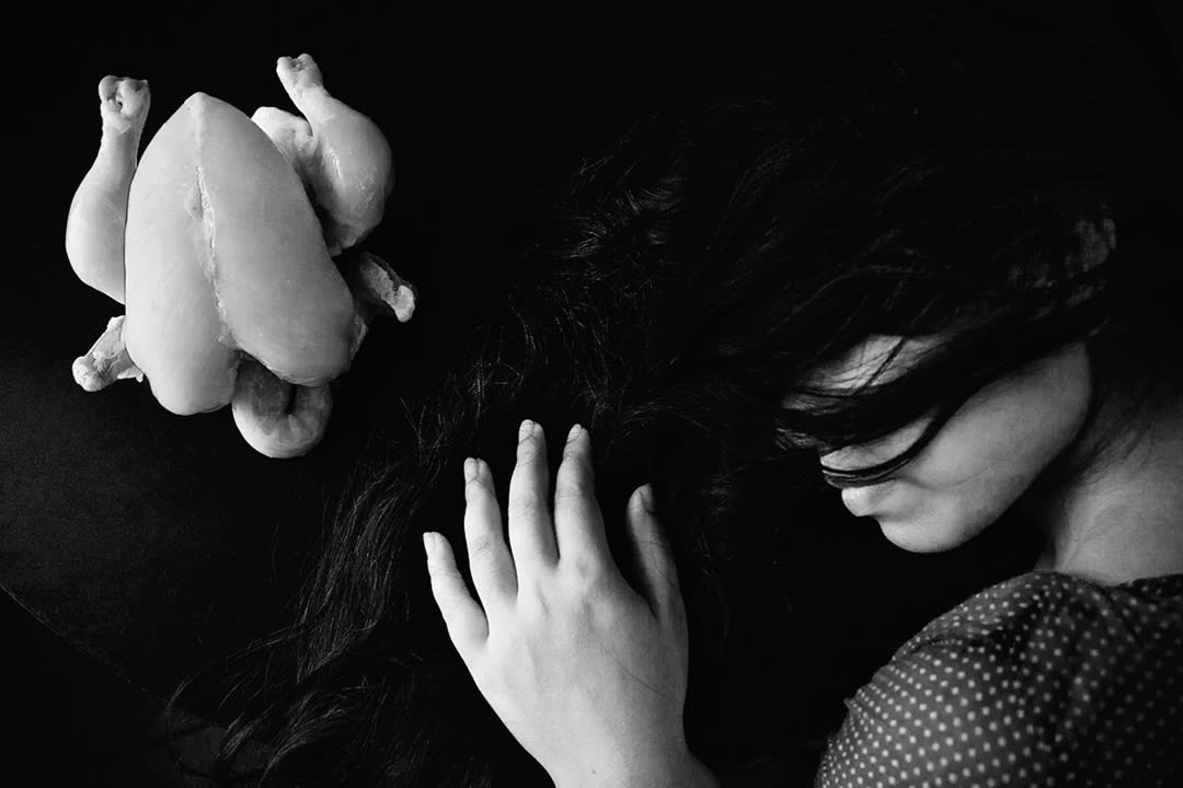 Portrait of my wife, Negar Sultana. I am a photographer, and Negar is studying economics; we have two kids. Here, I’m tryi...