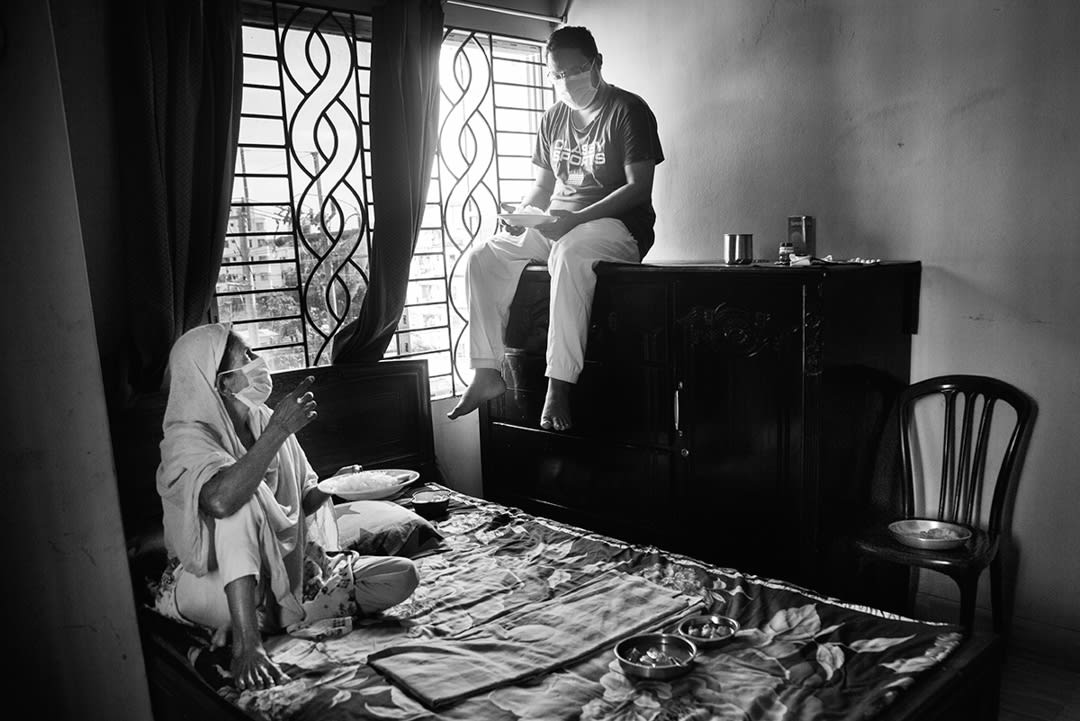 During the hard lockdown in Bangladesh, my broken leg had not healed and I was infected with coronavirus. My wife’s aunt w...