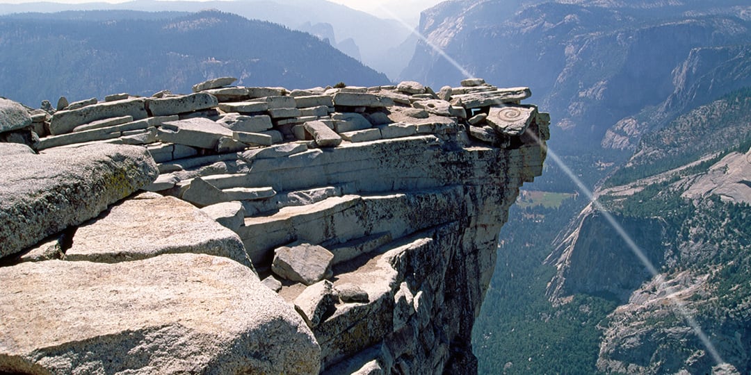 Sand Sculpture. Half Dome, Yosemite National Park, California, USA. August 1996