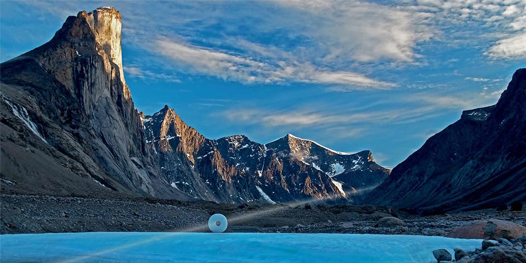 Ice Sculpture. Arctic Circle, Weasel River Valley, Baffin Island. July 2011