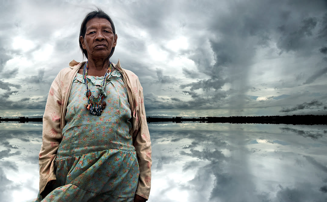 Kumaleina, Owner of the Flood. (María Dolores Meteya), Pume People, 2017