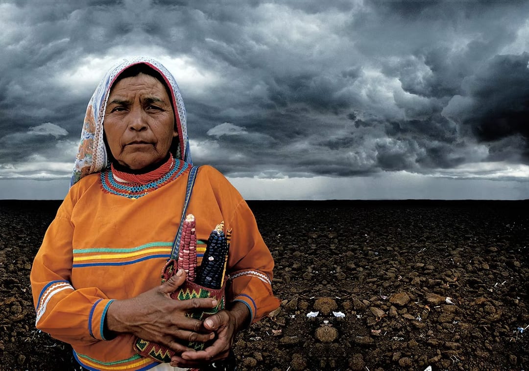 Tatei Urianaka, Mother earth. (Teresa Díaz) Huichol culture, Mexico. 2004