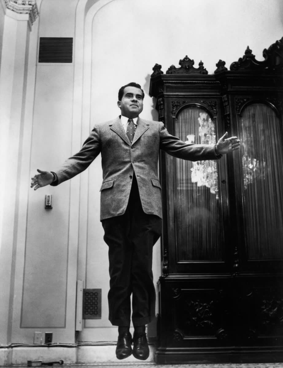 The then American Vice President Richard Nixon. USA. 1959