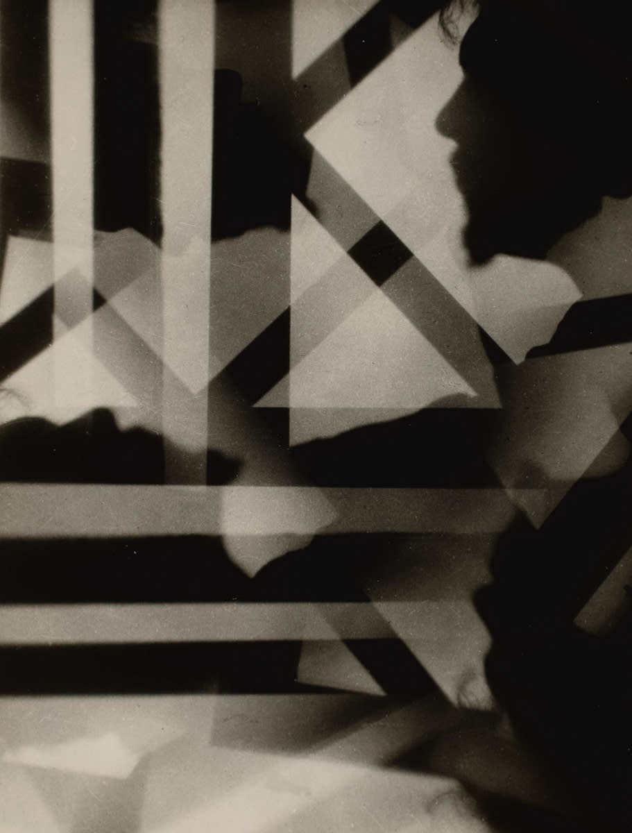 Vortograph of Ezra Pound, 1917