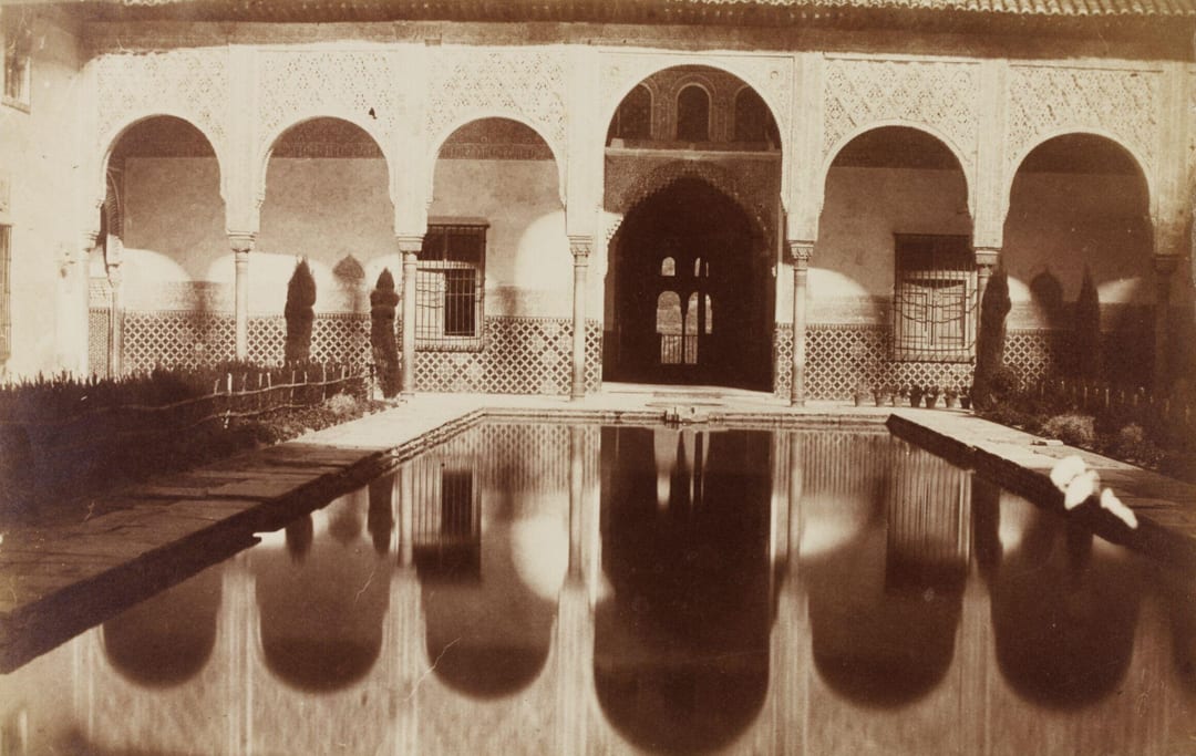 The palace of the Alhambra, 1850s