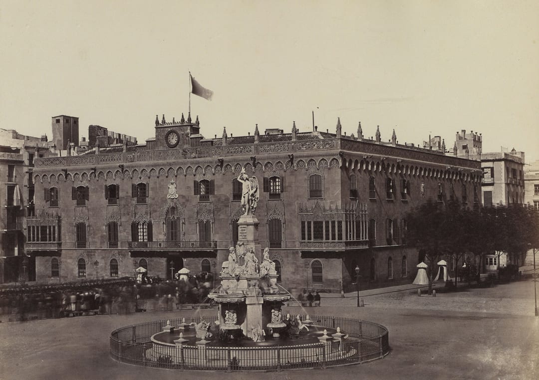 Palace of the Viceroy, Barcelona, 1860